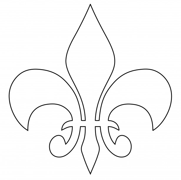 fleur-de-lys-outline