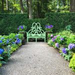 Summer Favorites: Hydrangeas and the Parterre Bench